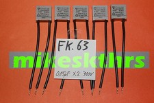 FK.63 5x MKT X2 Entstörkondensator 0,15µF 300V~ Anschluss 80mm Lang Hilti 0,15uF