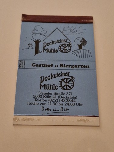 Streichholzheftchen