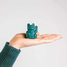 Lucky Cat Winkekatze Solar