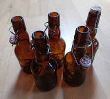 5 saubere Flaschen Brauer-Bier ALTENMÜNSTER 0,33 l - leer