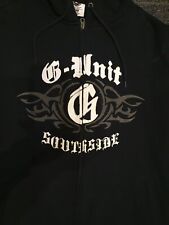 G UNIT Southside Sweatjacke schwarz L XL 50 Cent Rap Hip Hop Gangster Neu