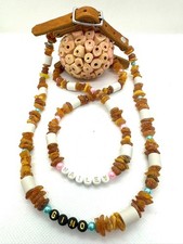 Bernsteinkette Hund EM Keramik