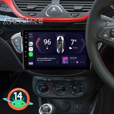 CarPlay Für Opel Corsa E 2015-2019 Adam Android 14 Autoradio GPS Navi SWC 2+32G