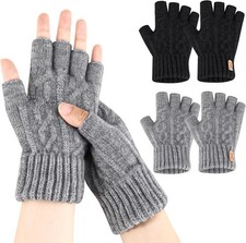 2 Paare Thermisch Fingerlose