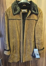 Damen Lederjacke braun mit