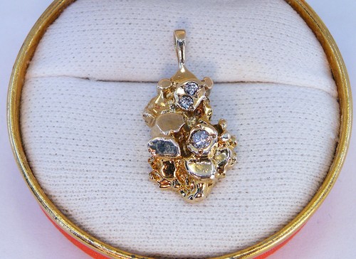 Unisex 10k gelbgold - gelbgold, 0,30ct