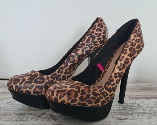 High heels leopard - high, 39