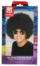 Smiffys, Unisex 70er Jahre Funky Afro Perücke, One Size, Schwarz, 42017