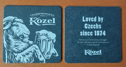 Bierdeckel kozel tschechien - kozel,