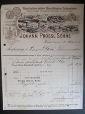 (3013) Rechnung Tabakfabrik