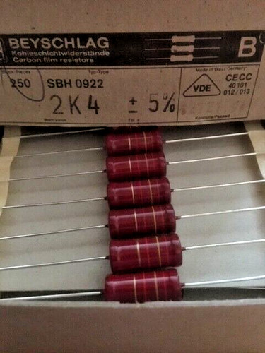 250 stück widerstände - stück, vishay
