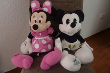 Stofftier Plüschfigur / Disney Minnie Mouse & Mickey Mouse ca. 50cm sehr schön !