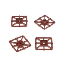 4x Lego Grid Plate Modified