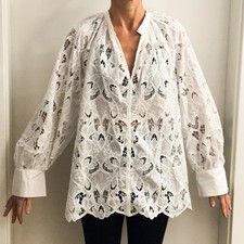 Neue H&M Spitzenbluse/Tunika