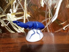 Porzellanmanufaktur REICHENBACH edler Hirschkäfer in Blau