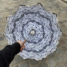 Flanierschirm schwarz mit - schwarz,