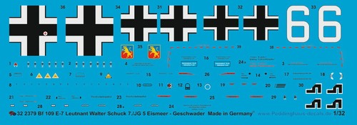 Peddinghaus decals 2379 - 1/32,