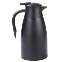 1,5L Isolierkanne Edelstahl Wasserkaraffe Kaffeekanne Thermoskanne Kaffee Tee