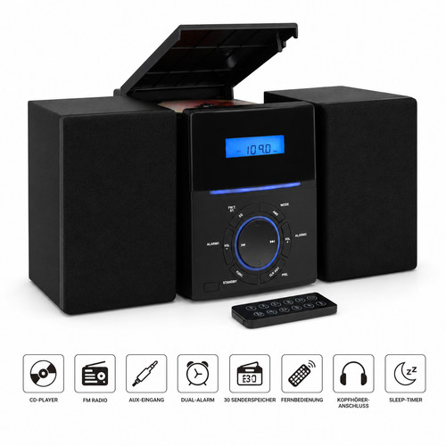 Stereoanlage mit player - mit, cd