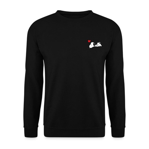 Peanuts snoopy herz brustmotiv - peanuts,