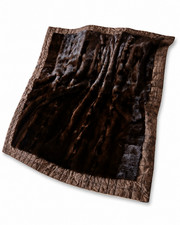 Luxuriöser nerzfell plaid - luxuriöser, /