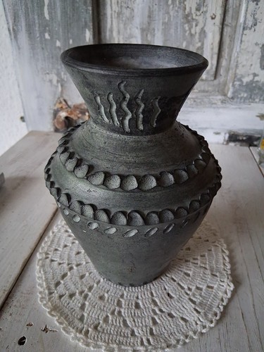 Alte antike vase - aus, schwarzem