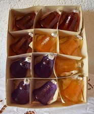 DDR Lauscha Christbaumschmuck  12  Glocken bunt aus Glas L 8cm Nr. 4