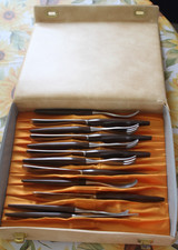 DDR 6x Besteck braun