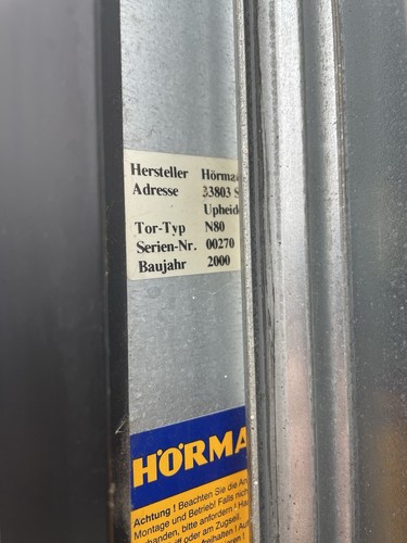 Hörmann garagentor n80 bj2000 - hörmann,