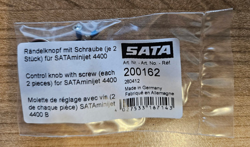 Sata 200162 rändelknopf - sata, mit