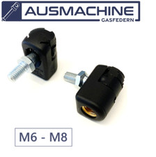 Plastik Kugelgelenk M6 M8 Kunststoff Winkelgelenk Ø10 Kugelpfanne für Gasfeder 