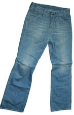 G-Star Comwood Herren Jeans W28 L30 Bootcut Used Bleach Ragged Denim Klassiker