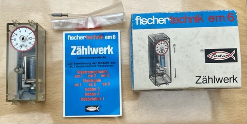 Fischertechnik em6 zählwerk - em6,