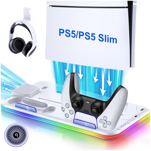 Ps5 ständer mit lüfter - mit,