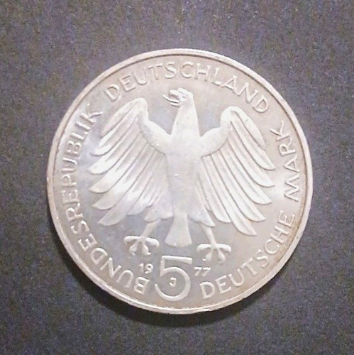 Brd gedenkmünze 1977 - 5, dm