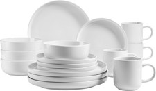 MY HOME Kombiservice Kosima Steinzeug, 16 Teile, Geschirrset für 4 Personen