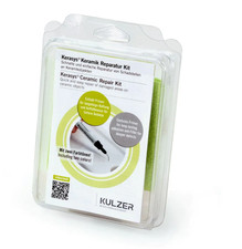 KULZER Keramik Reparaturset - für Waschbecken, Badewannen,  Starweiß Alpinweiß 