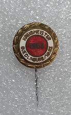  Quedlinburg 1968 MEISTERNADEL EHRENNADEL GOLD Fussball Anstecknadel BRD DDR