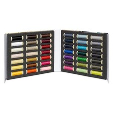 Gütermann Nähfaden-Album 42 Farben mit 42 Garnspulen Allesnäher, Nähbox Nähgarn