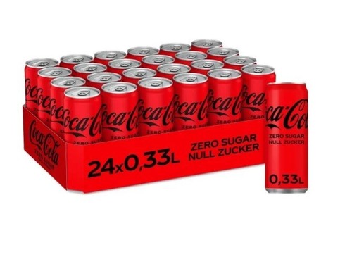 Cola coke zero 33l 24 - 0,33l,