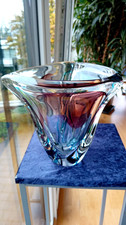 XXL Große schwere Glas Vase - MAX VERBOEKET - signiert - 22 x 22 cm - 3,6 kg