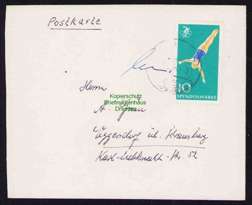 B19380 postkarte ddr - postkarte,
