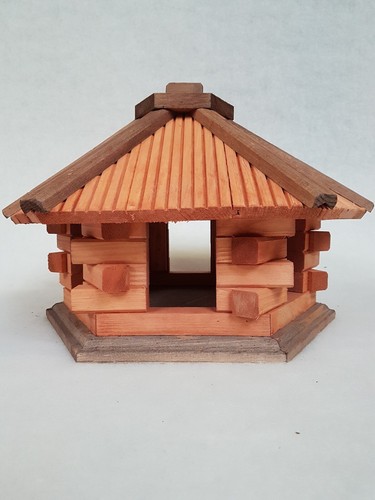 Vogelhaus eckig ohne - vogelhaus, 6-eckig