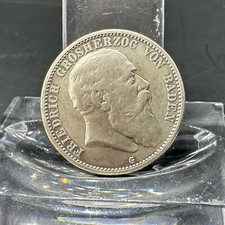 2- Mark Silbermünze 1907 G