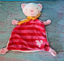 Topolino Schmusetuch Schnuffeltuch rosa Katze mit pinkem Herz Ernstings Family