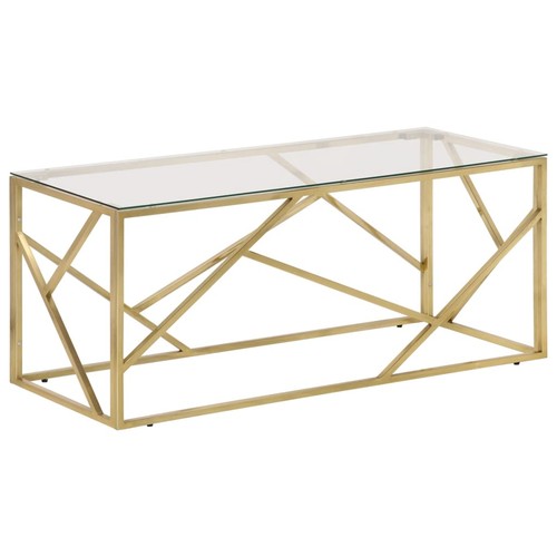 Couchtisch golden edelstahl - couchtisch,