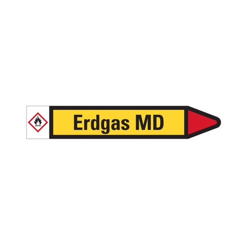 Rohrleitungskennz erdgas md - rohrleitungskennz.,