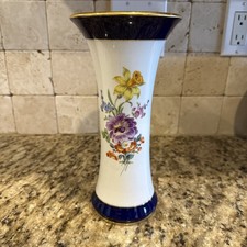 Meissen 10 Vase Cobalt and