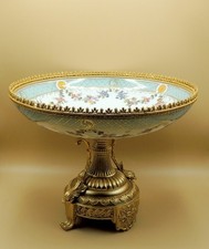 PRUNKSCHALE, TAFELAUFSATZ, HANDBEMALT - TOP ZUSTAND!