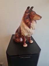 Porzellan Figur Hund Colli